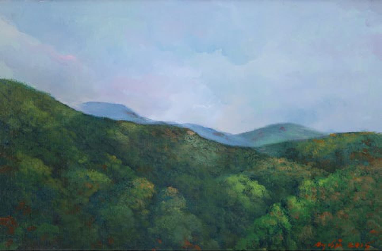 “Mountain Chiangmai Thailand 2”, Acrylic on Canvas by ANUCHAT THANANCHAI